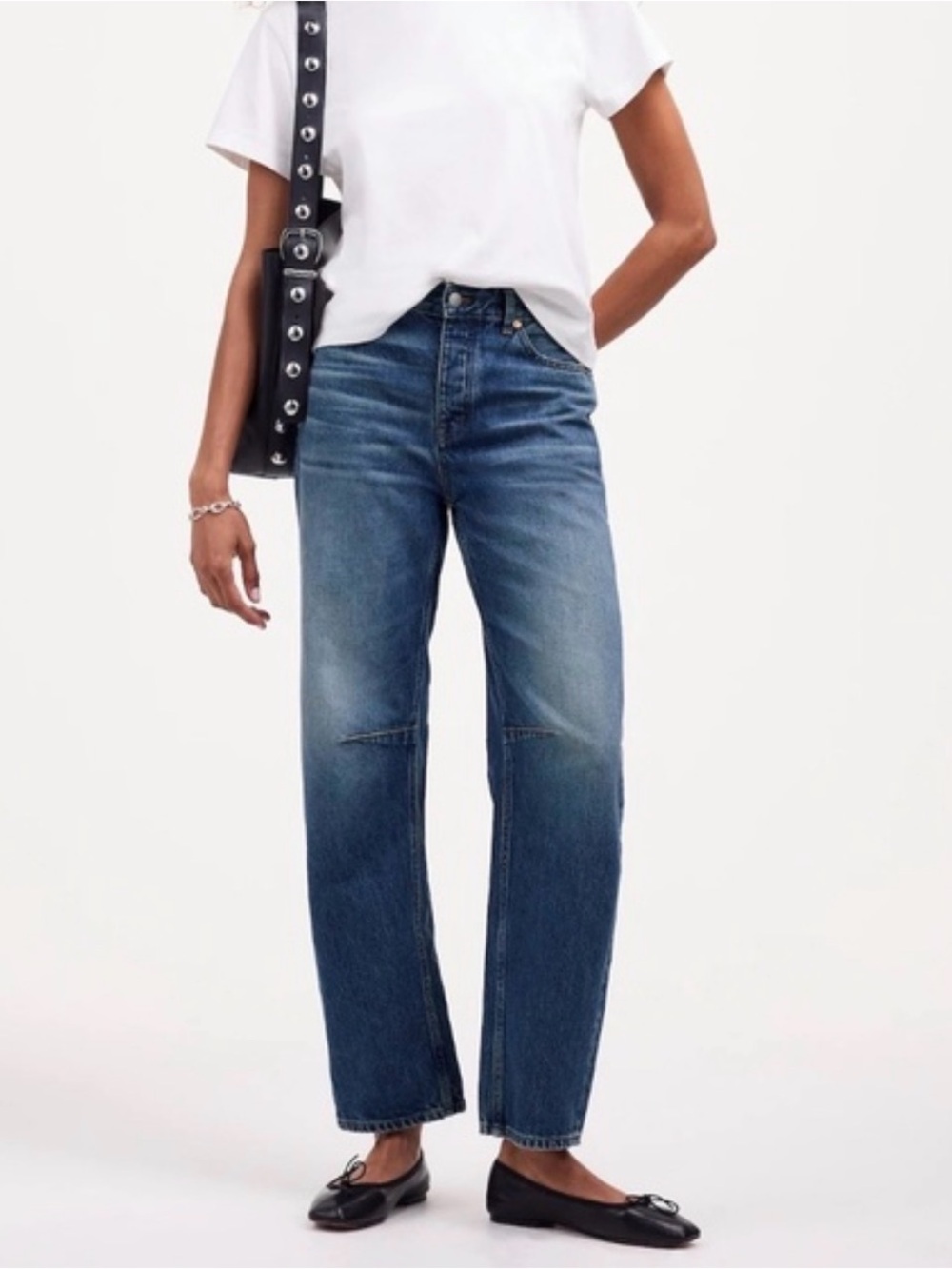 Madewell Darted Barrel Women's Jeans in Irmo Wash 27 Great Condition